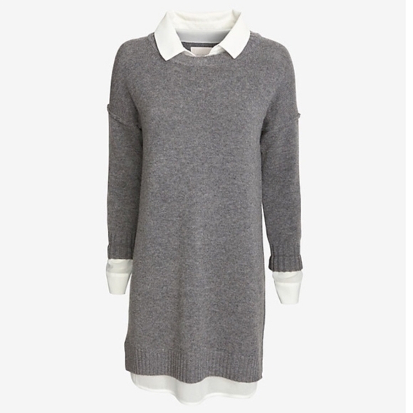 Brochu Walker The Looker Georgette Layered V Neck Sweater Dress Size XS - Picture 6 of 16